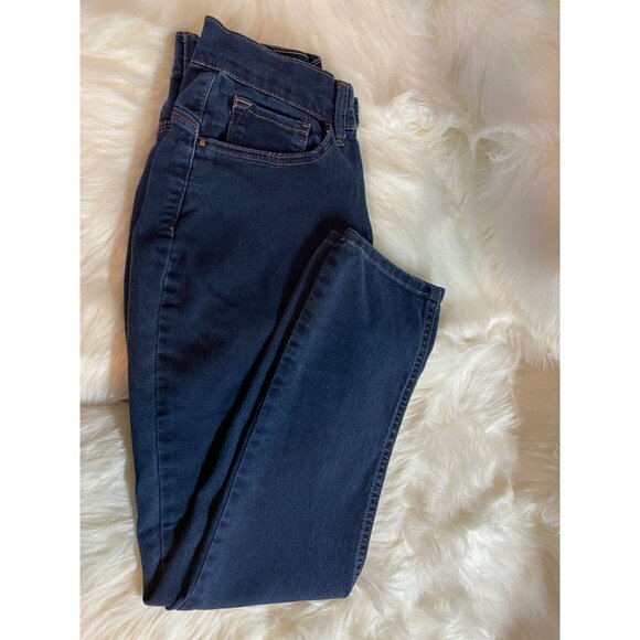 Lee Womens Denim Blue Jeans Petite 6 Easy Fit Medium Wash Preppy Classicore - Picture 2 of 13